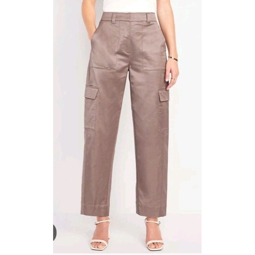 Old Navy Women's Wide Leg Pants - Taupe